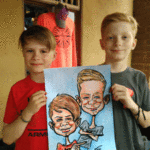 children caricatures