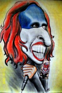 marilyn manson caricature