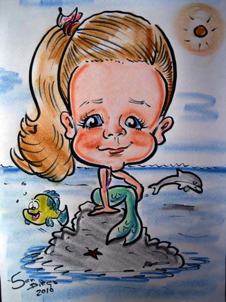 Party Entertainment for Kids Caricatures | Caricature artists San diego