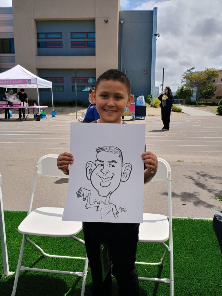 San Diego Kids Party Caricature Artist