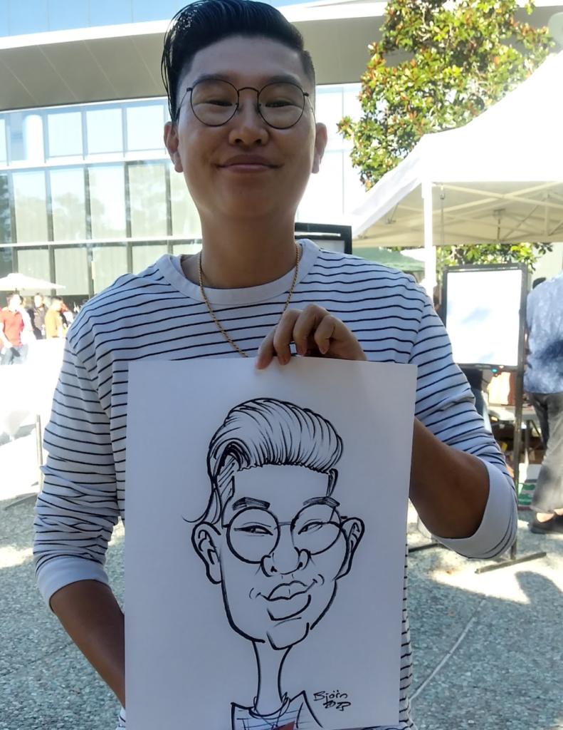 caricature artist for private parties San Diego