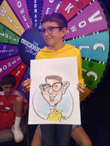 birthday party caricature artist San Diego