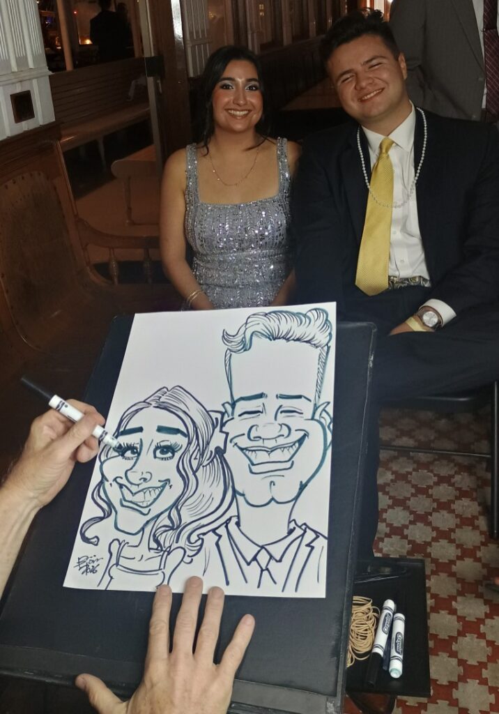 wedding Caricature artist San Diego