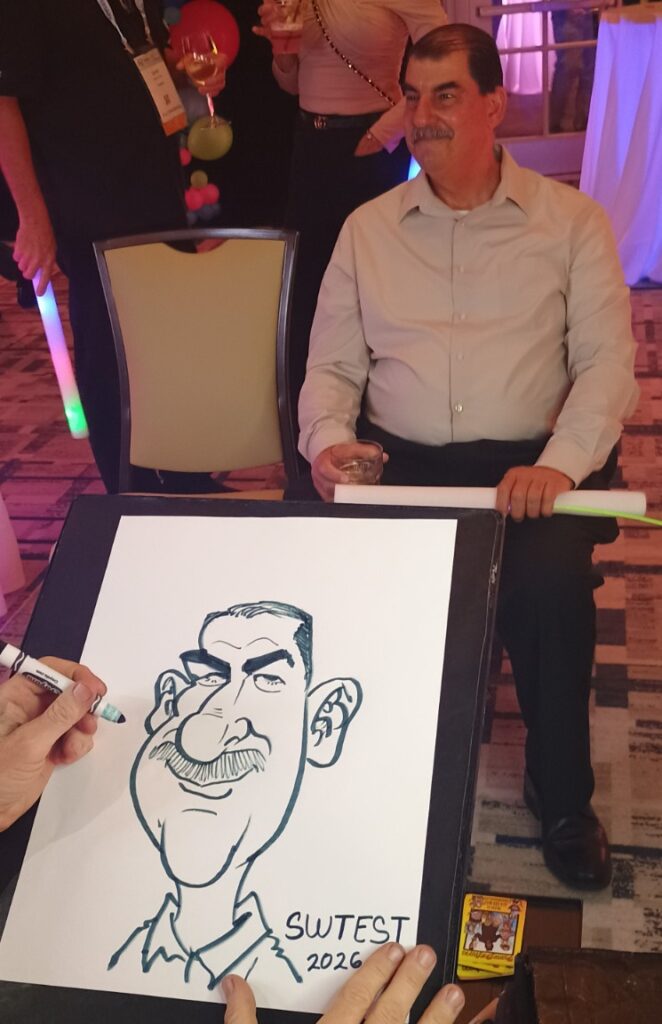 San Diego party caricature artist
