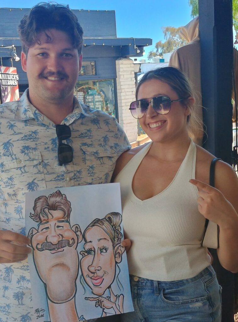 Top caricature artist san diego