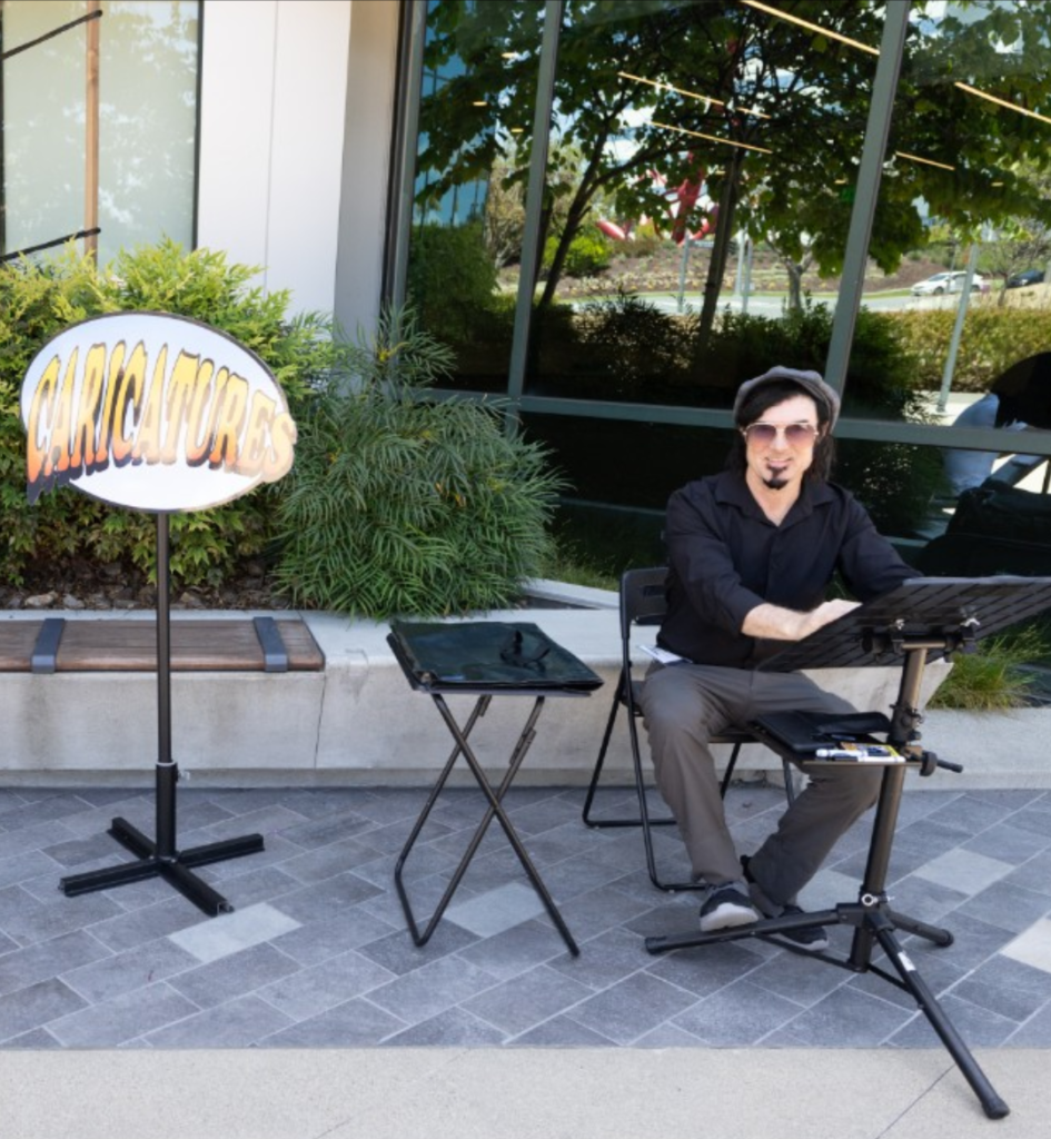 Björn, professional San Diego Caricaturist & owner of Funny Features