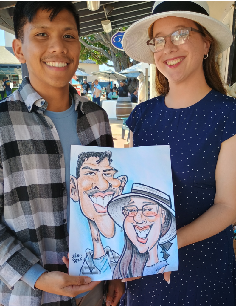 Corporate event caricature artist Los Angeles